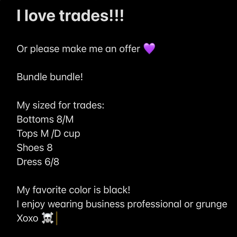 Buy sell trade